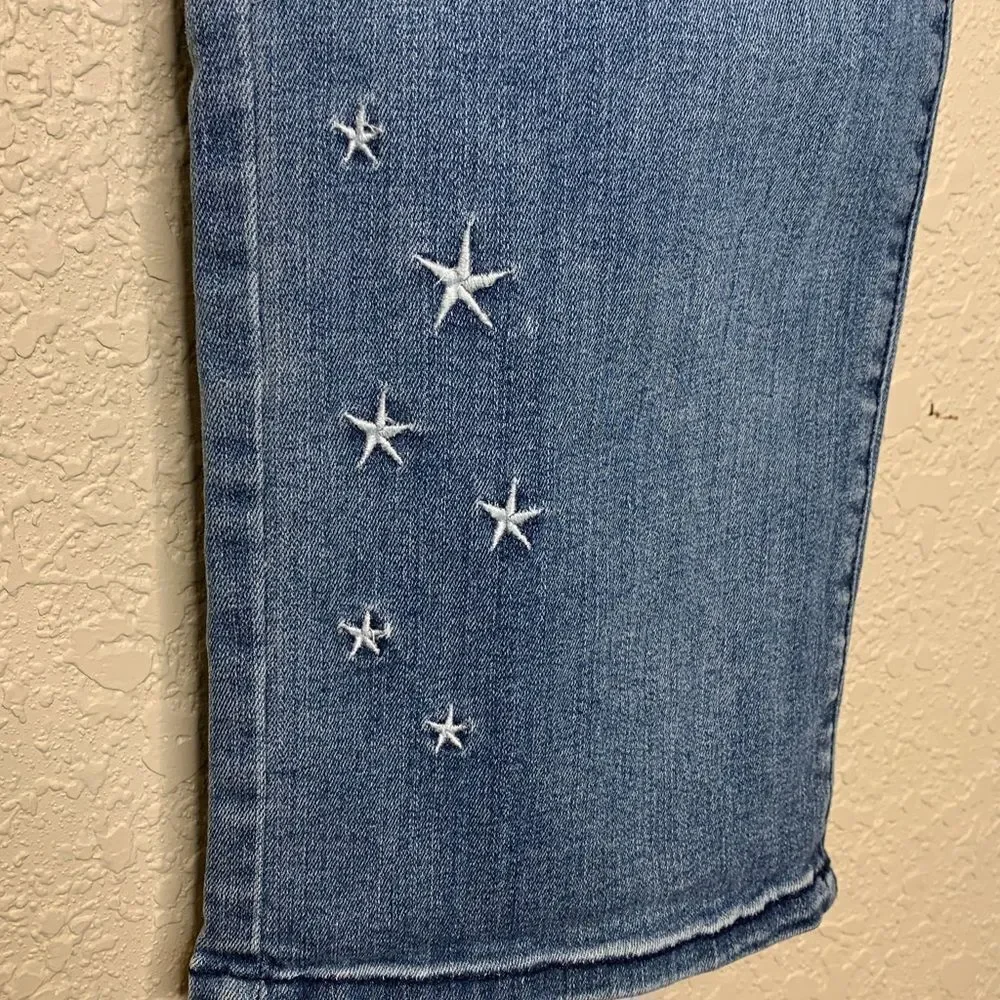 NYDJ, Marilyn ankle, size 16, Lift X Tuck with stars